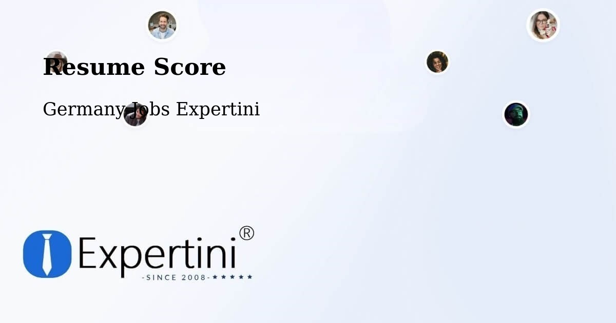 Resume Score & Job Description Match Tool – Fachbach - Germany Jobs Expertini
